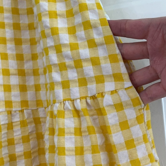 Old Navy Womens Gingham Tiered Maxi Skirt Size 2X Cottagecore Preppy Seersucker - Picture 7 of 16